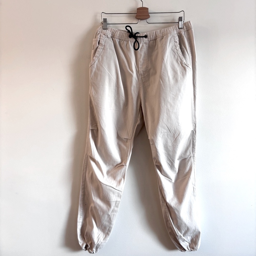 KUWALLA TEE I NWT XL Chino Jogger Combat Fit I beige tan